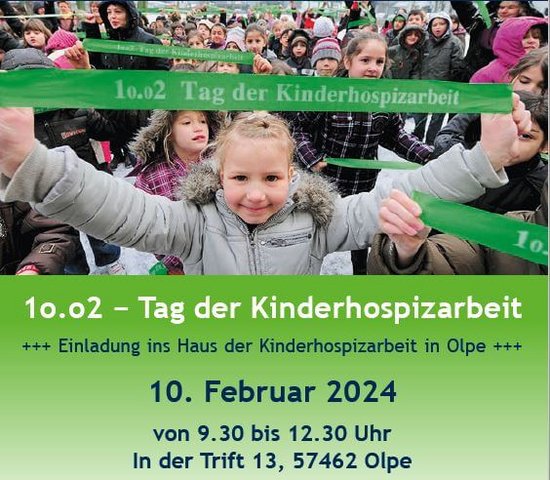 DKHV e.V. Einladung zum Tag der Kinderhospizarbeit im Haus der Kinderhospizarbeit Olpe