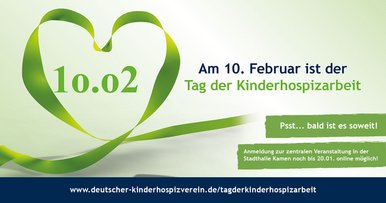 10.02 - Tag der Kinderhospizarbeit - Visual mit Anmeldehinweis zentrale VA in Kamen